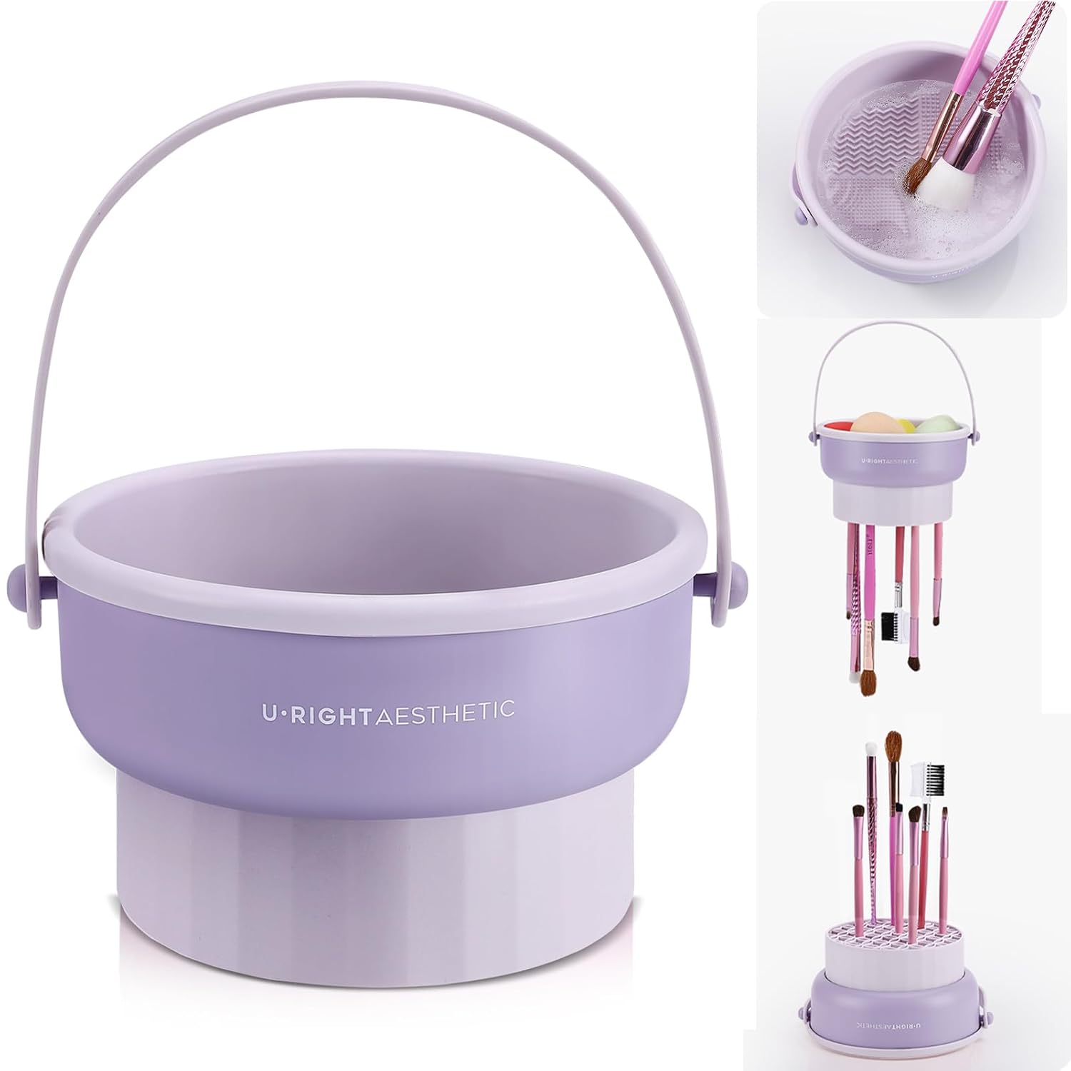 Makeup Beauty Set - Tigela de Limpeza para Pincéis de