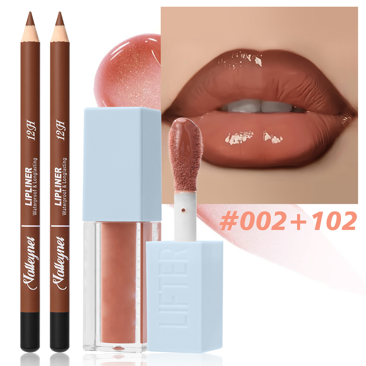 Beauty Linasi Makeup - Conjunto de 2 Peças: Lápis Labial