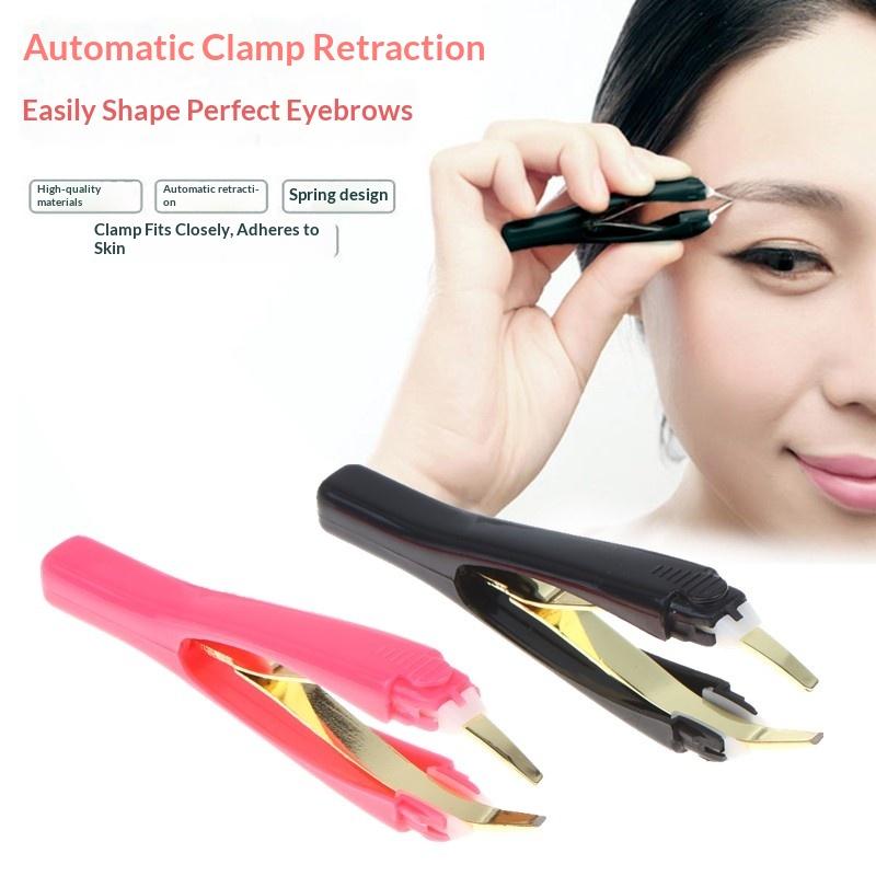 Beauty Makeup Face - Pinça de Sobrancelha Automática Retrátil para