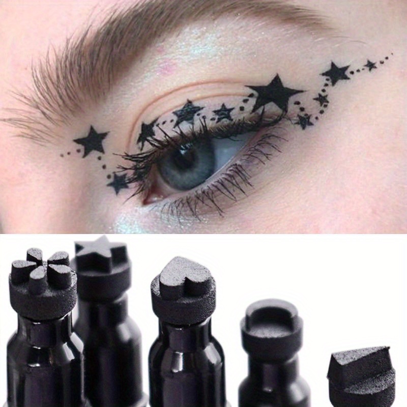 Beauty Mark Makeup - Estrela delineador líquido lua preta selo