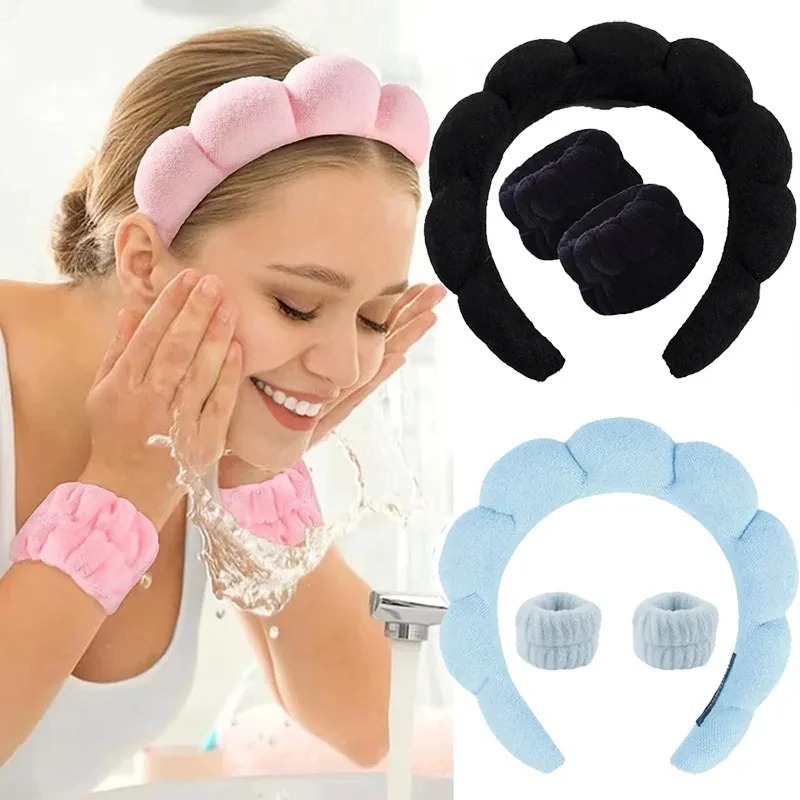 Makeup Beauty Set - 3 pçs elegante conjunto de bandana