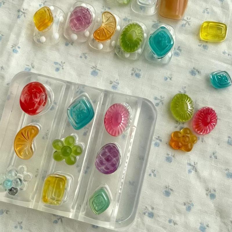 Nail Art Stamping Kit - Molde de Silicone para Nail Art