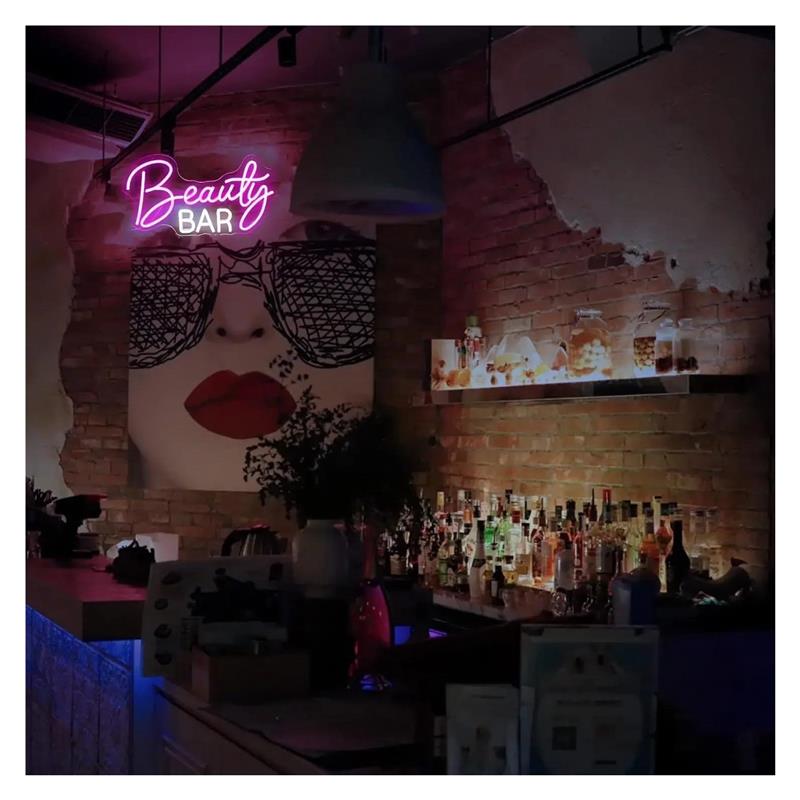 Luminária de néon para decoraç - Beauty Makeup Bar avaliação e preço