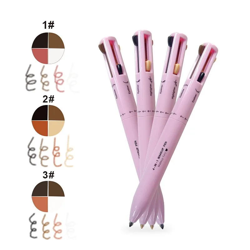 Lápis de sobrancelha 4 em 1, d - Beauty Linasi Makeup avaliação e preço