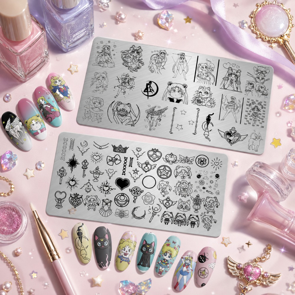Placa de Estampagem de Unhas S - Nail Art Stamping Kit avaliação e preço