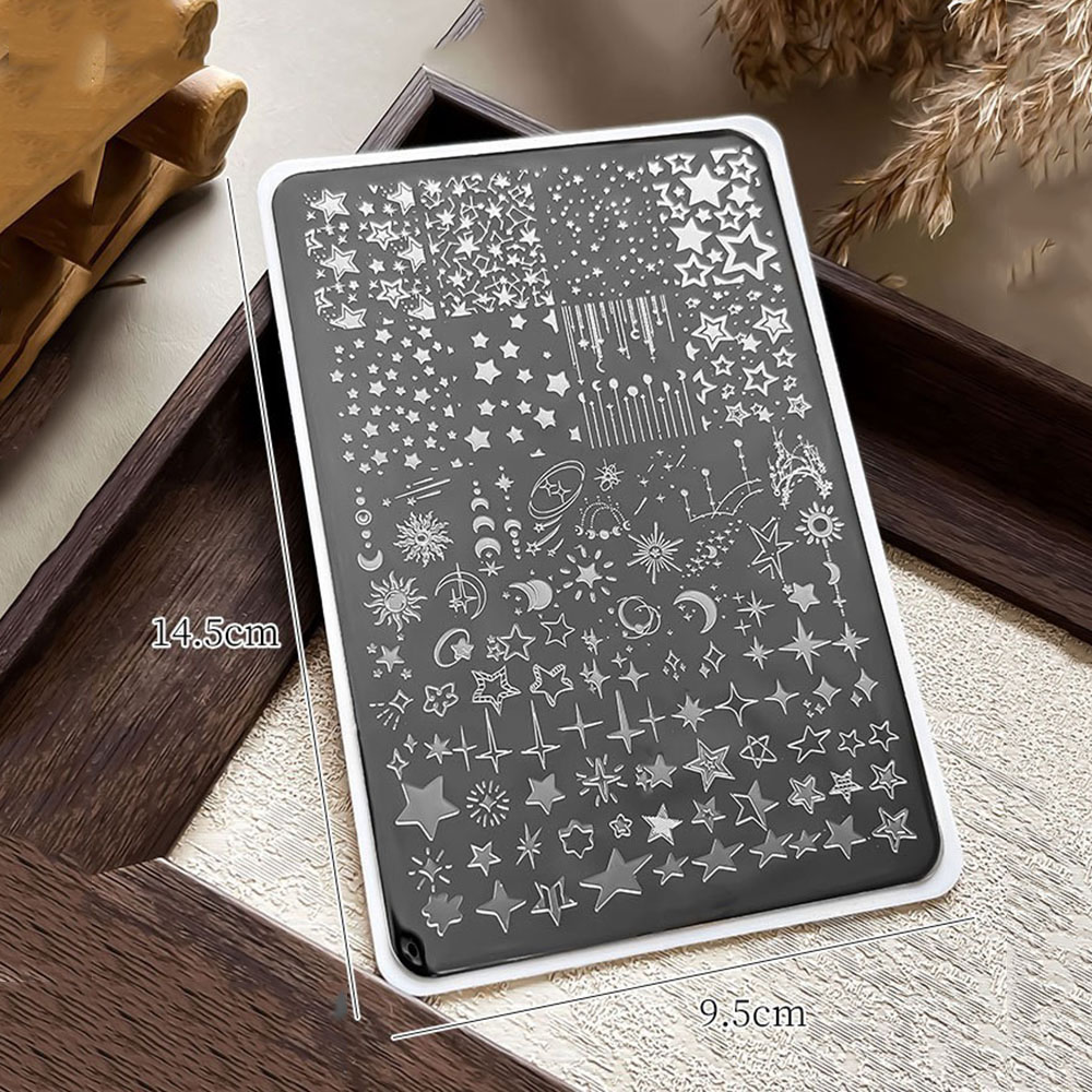 Molde de Estampagem de Unhas e - Nail Art Stamping Kit avaliação e preço
