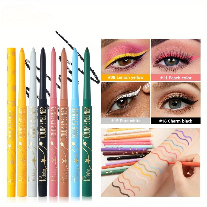 Lápis de delineador colorido e - Beauty Linasi Makeup avaliação e preço
