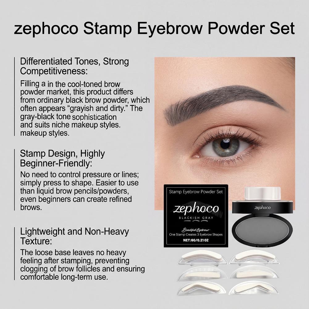 Kit de Pó para Sobrancelhas co - Beauty Mark Makeup avaliação e preço