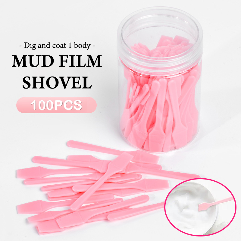 100 pçs/jar mini espátula cosm - Beauty Makeup Face avaliação e preço