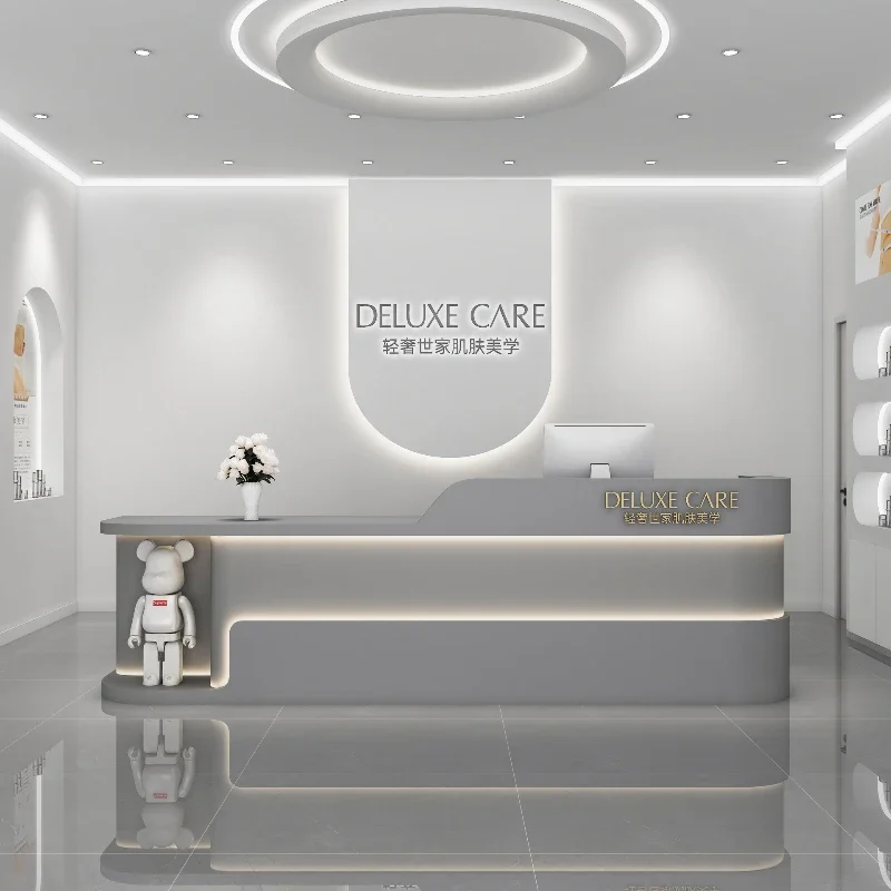 # Balcão de Recepção Moderno p - Beauty Makeup Institute avaliação e preço
