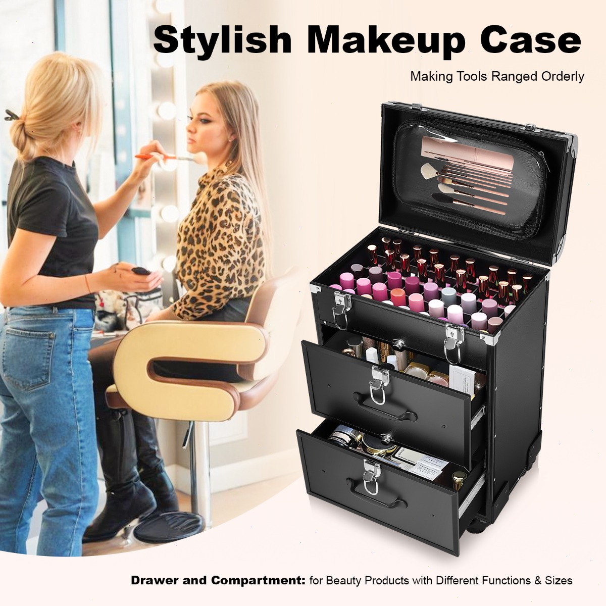 Maleta Profissional para Maqui - Beauty Makeup Bar avaliação e preço