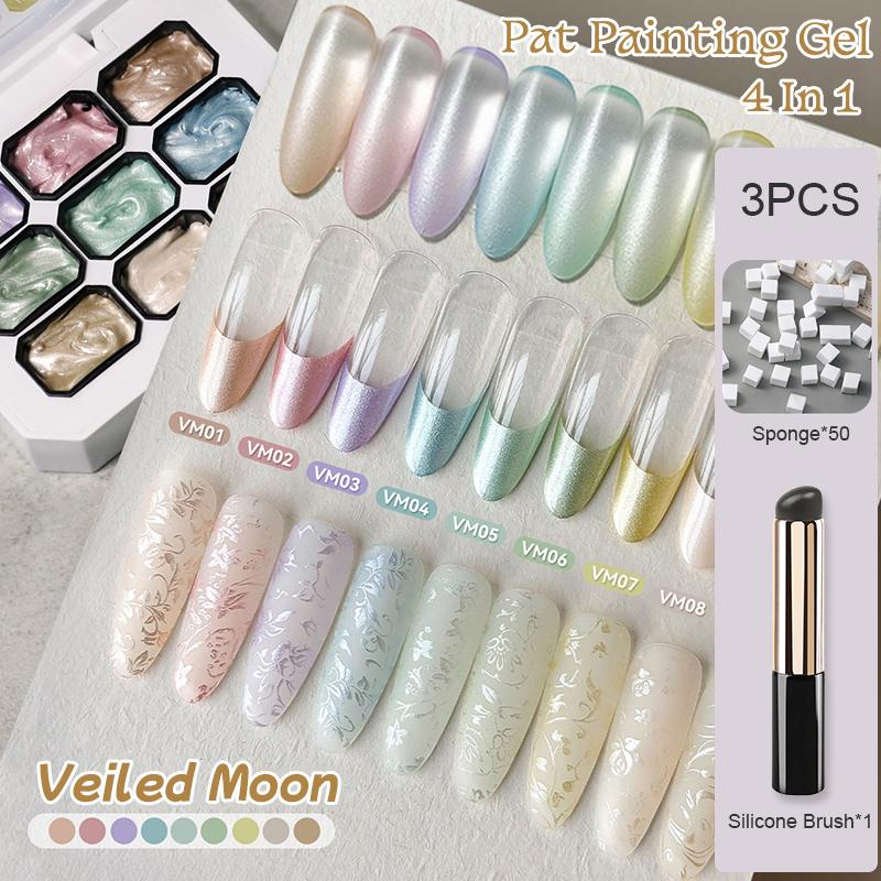 Conjunto de Gel para Unhas UR  - Nail Art Stamping Kit avaliação e preço