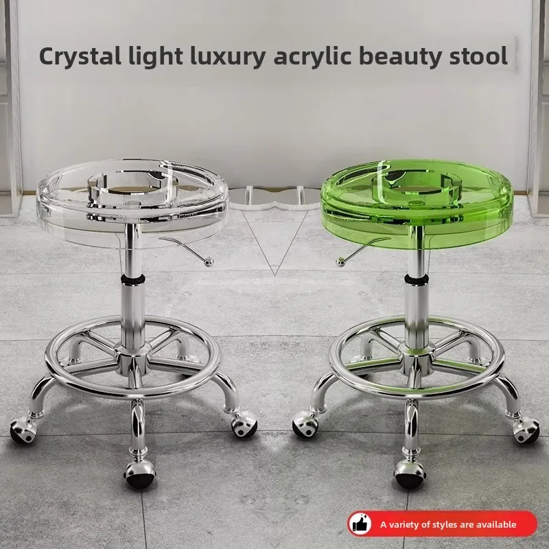 Cadeira giratória de aço inoxi - Beauty Makeup Bar avaliação e preço