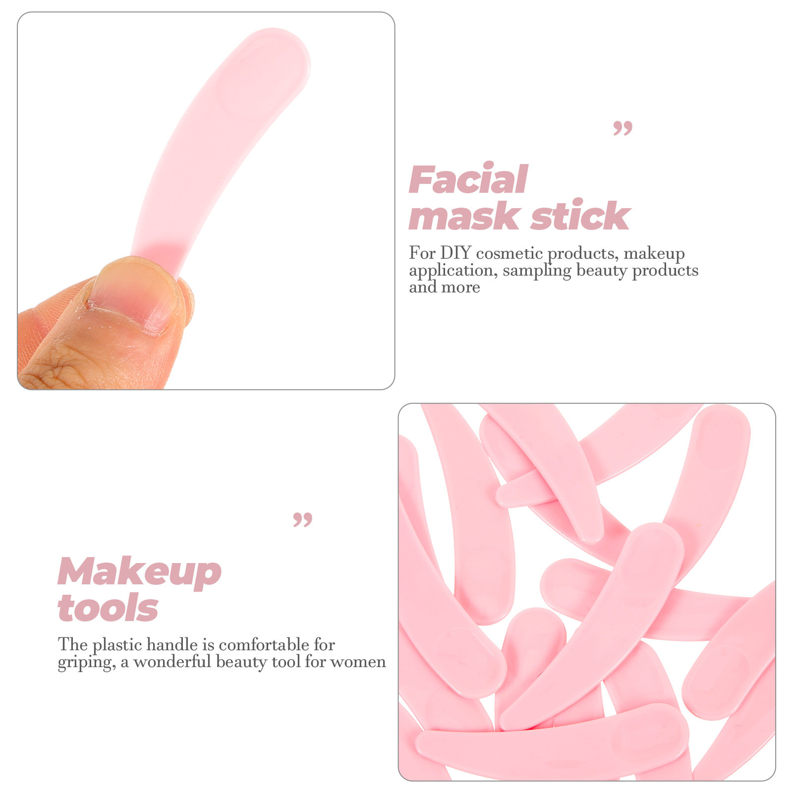 50 Espátulas de Plástico para  - Beauty Makeup Face avaliação e preço
