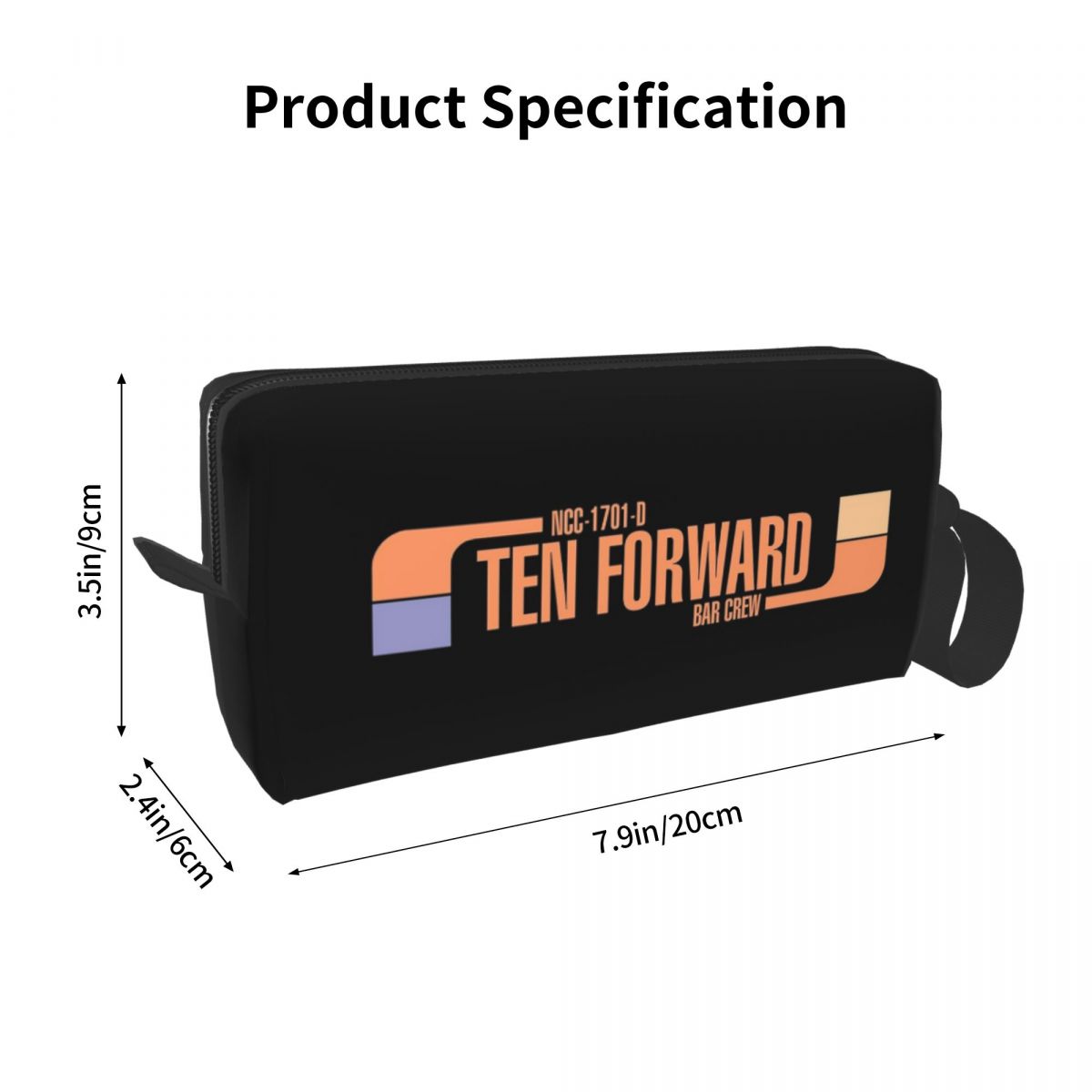 Bolsa de Maquiagem Ten Forward - Beauty Makeup Bar avaliação e preço